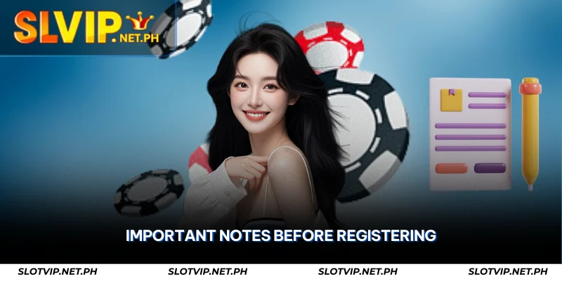 SLOTVIP Register – Sign Up in 2 Minutes & Get Bonus 3 important notes before registering