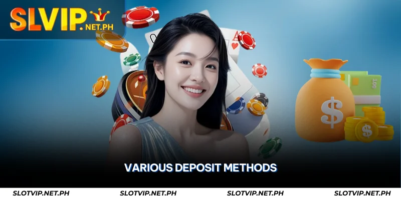 SLOTVIP Deposit – Quick ₱50 Minimum & Safe Payments 2 various deposit methods